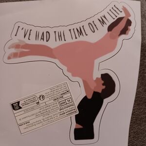 Dirty Dancing Sticker Or Car Decal - Pink and Black